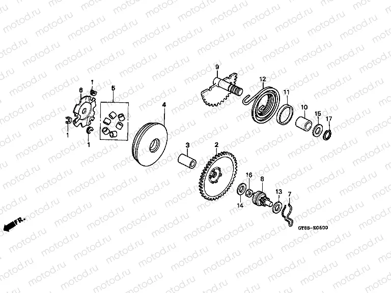 E-6 DRIVE FRONT / IMPACT STRUCTURE AXLE