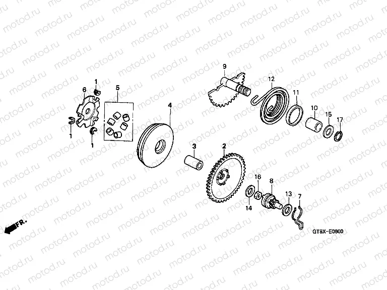 E-6 DRIVE FRONT / IMPACT STRUCTURE AXLE