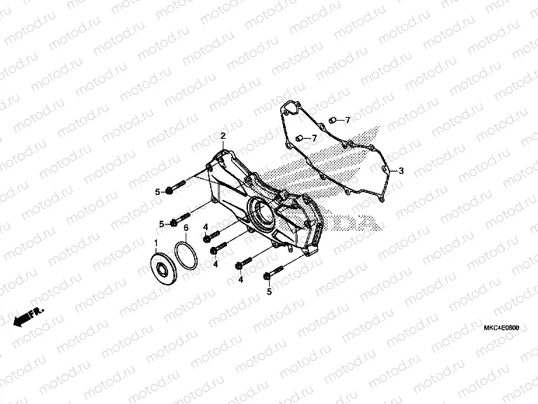 E-6 FRONT ENGINE COVER