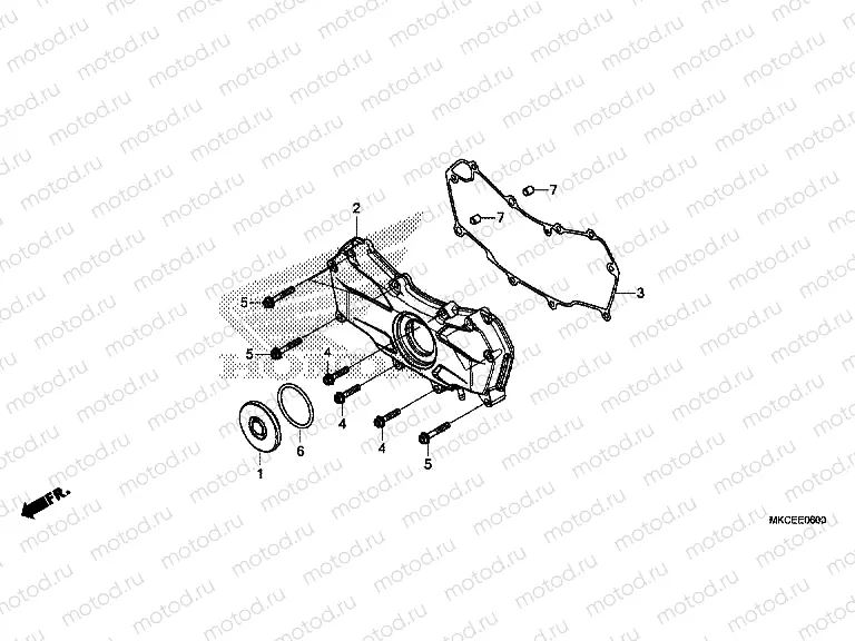 E-6 FRONT ENGINE COVER