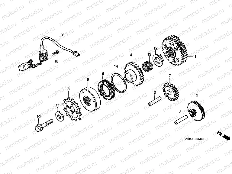 E-6 IGNITION DISTRIBUTOR GENERATOR