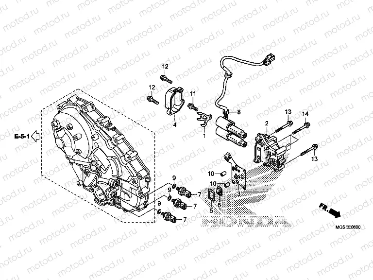 E-6 LINEAR SOLENOID (NC700SD)
