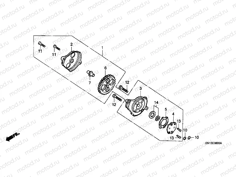 E-6 OIL PUMP
