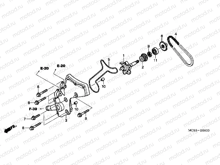 E-6 WATER PUMP