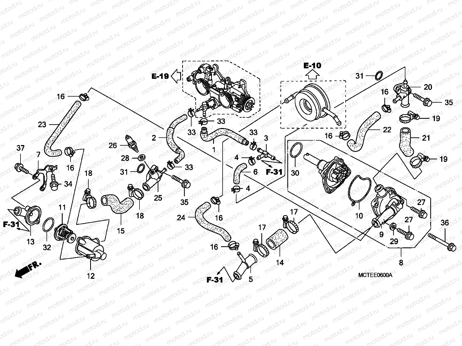 E-6 WATER PUMP