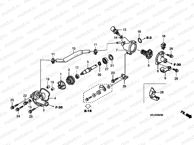 E-6 WATER PUMP