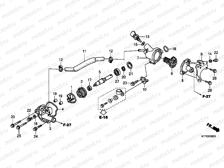 E-6 WATER PUMP