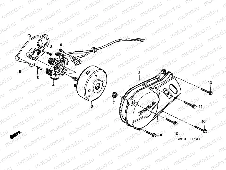 E-7-1 GENERATOR (XR80RN / RP / RR)