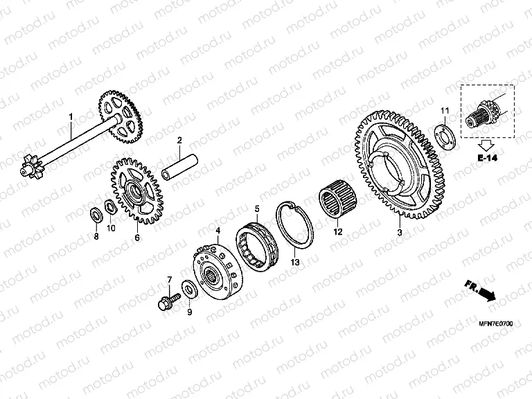 E-7 CLUTCH COUPLING START