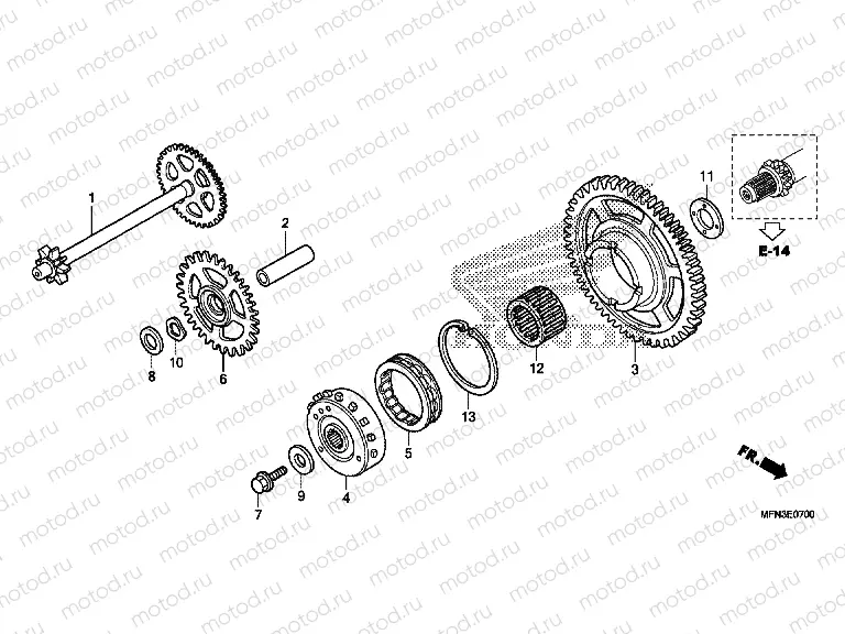 E-7 CLUTCH COUPLING START