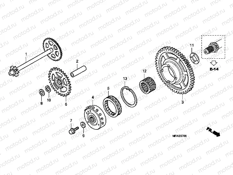 E-7 CLUTCH COUPLING START