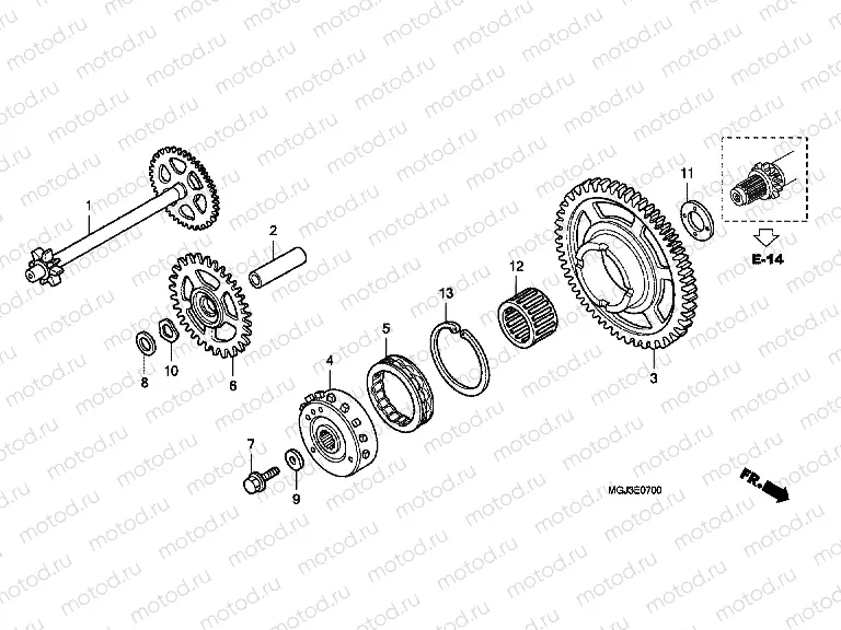 E-7 CLUTCH COUPLING START