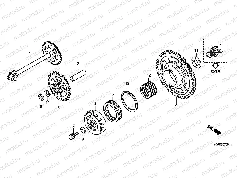 E-7 CLUTCH COUPLING START