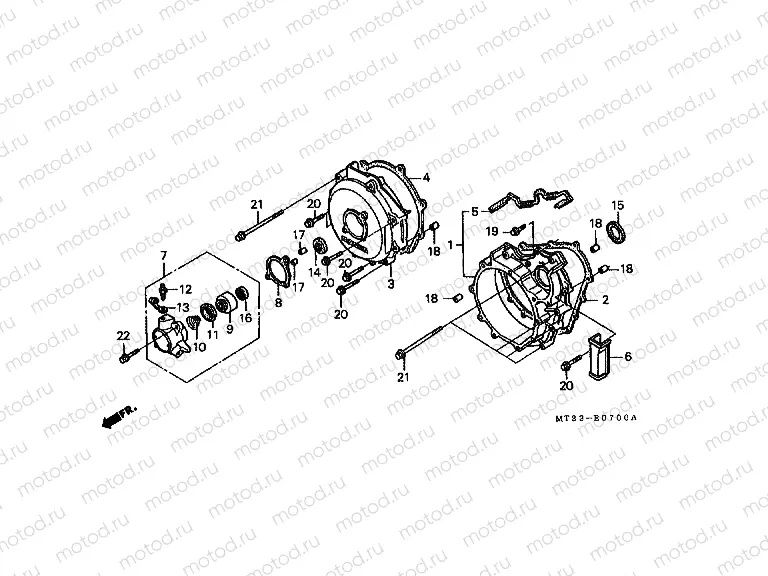 E-7 CLUTCH COVER