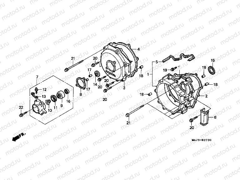 E-7 CLUTCH COVER