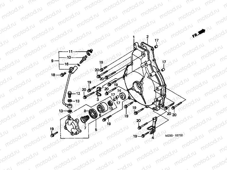 E-7 CLUTCH COVER