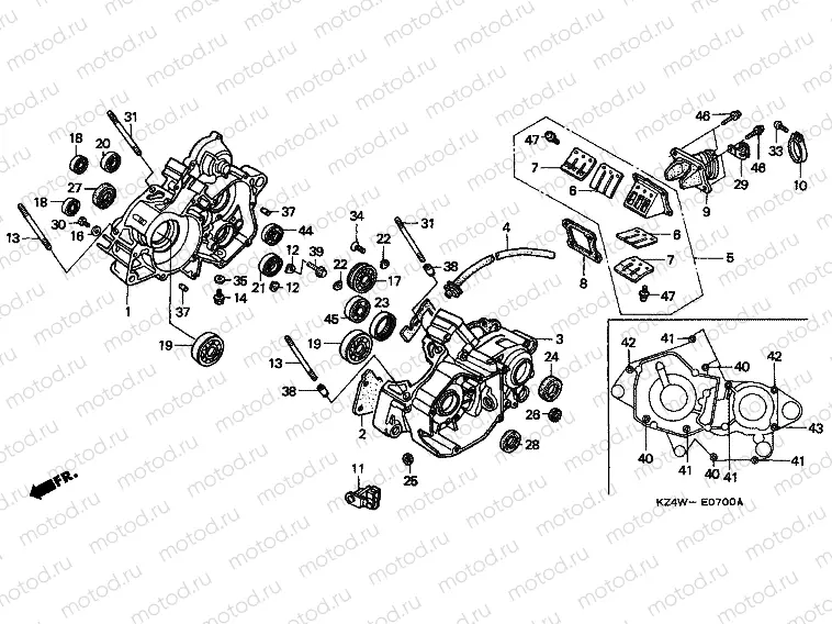E-7 CRANKSHAFT