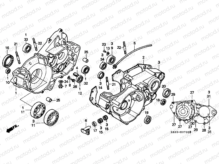 E-7 CRANKSHAFT