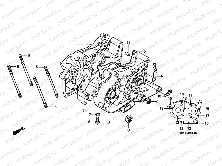E-7 CRANKSHAFT