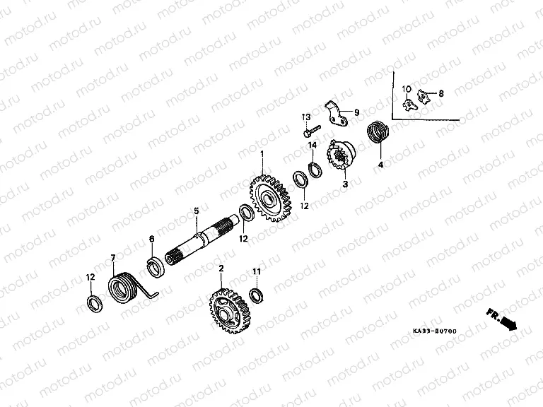 E-7 DRIVE SHAFT AXLE