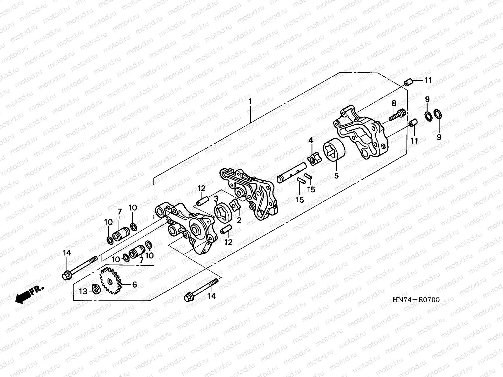 E-7 OIL PUMP