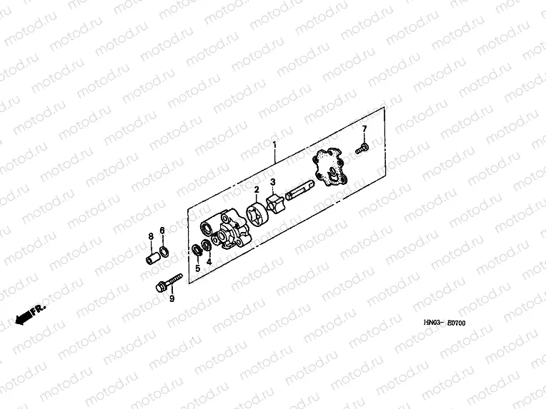 E-7 OIL PUMP