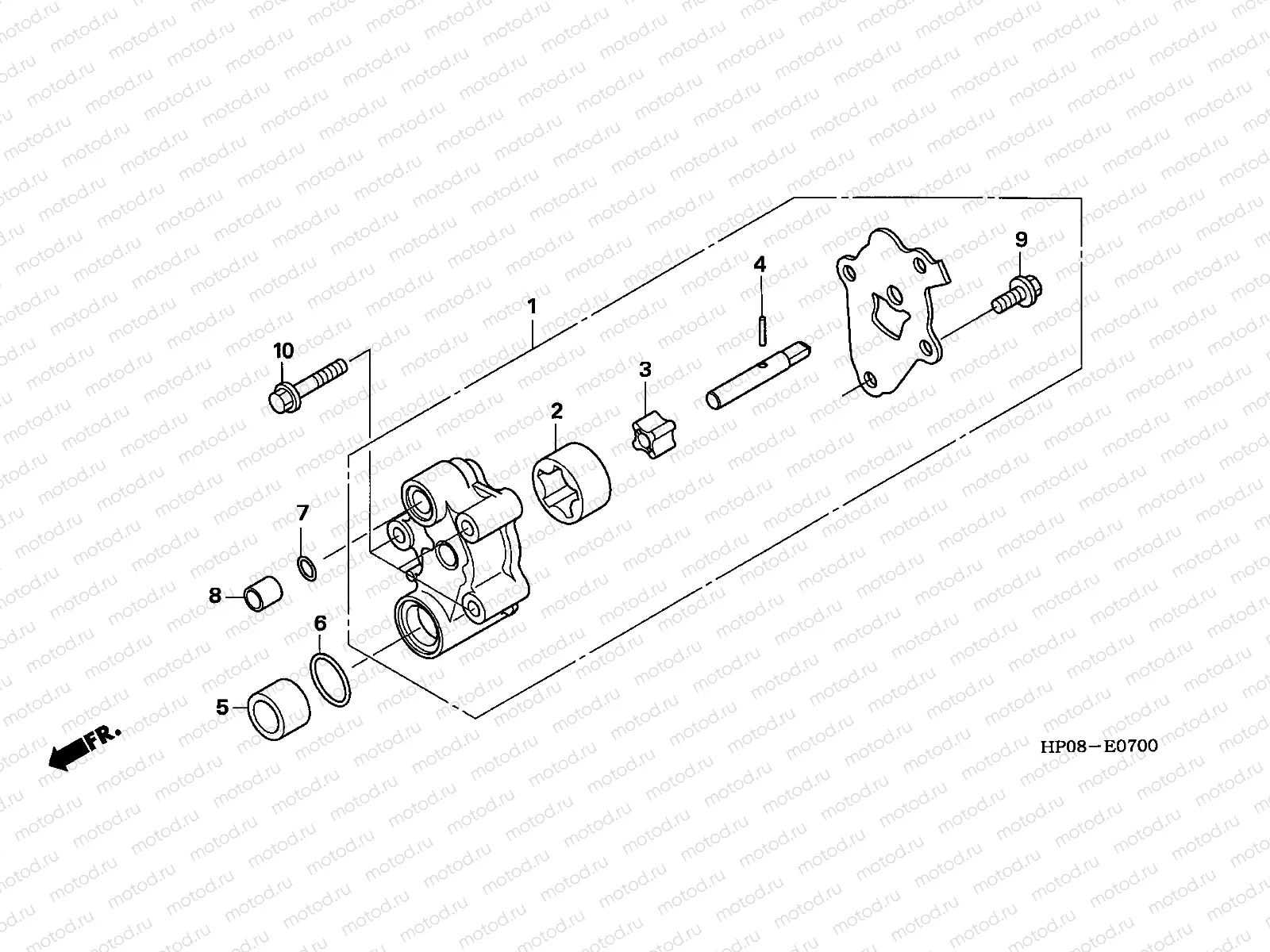 E-7 OIL PUMP