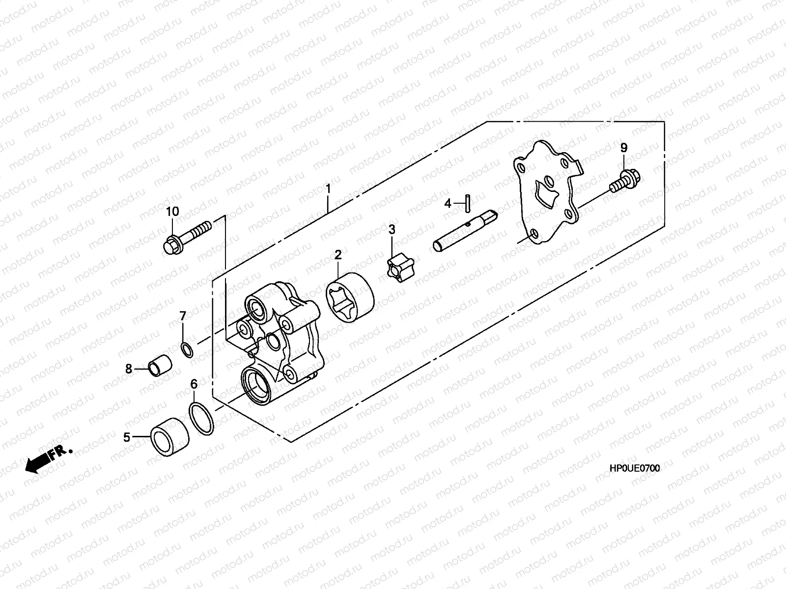 E-7 OIL PUMP