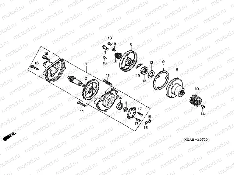 E-7 OIL PUMP