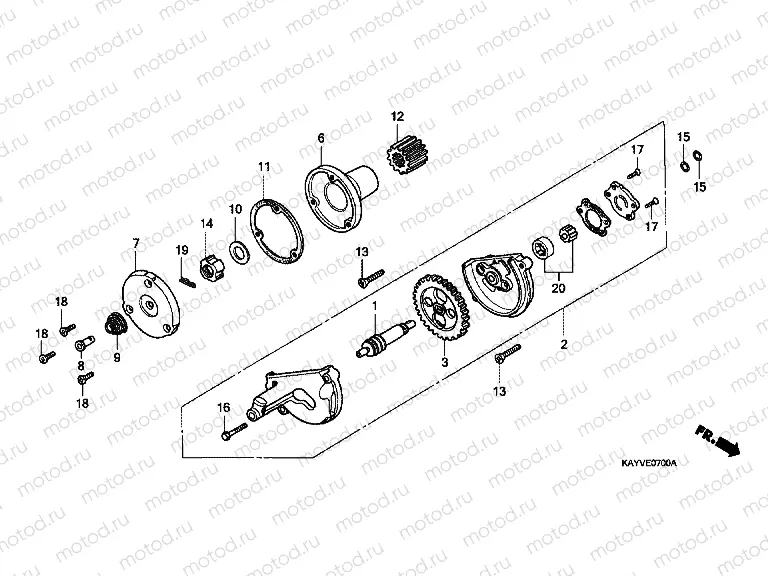 E-7 OIL PUMP
