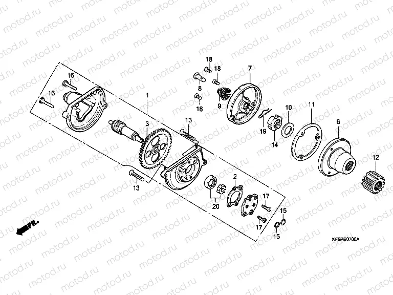 E-7 OIL PUMP