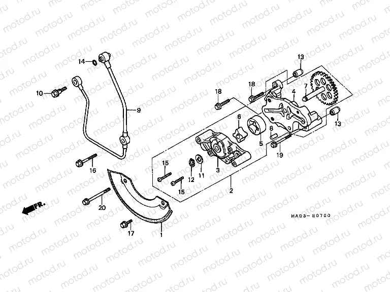 E-7 OIL PUMP