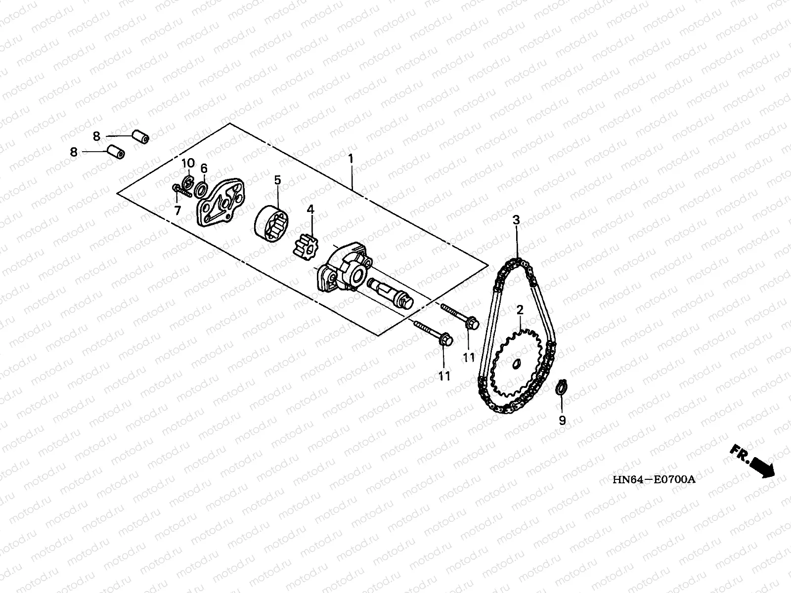 E-7 OIL PUMP