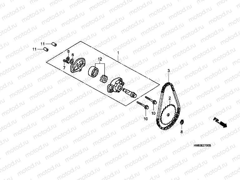 E-7 OIL PUMP