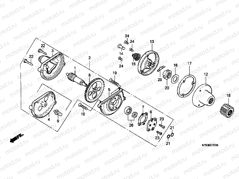 E-7 OIL PUMP / OIL FILTER