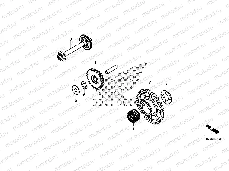E-7 STARTING DRIVE GEAR