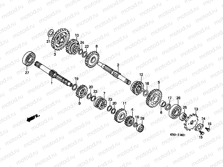 E-8-1 TRANSMISSION (E / U)