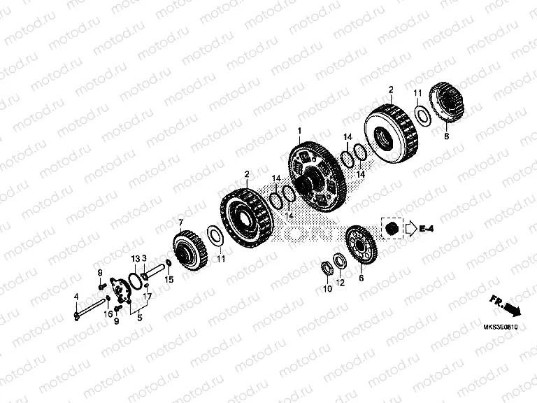 E-8-10 CLUTCH