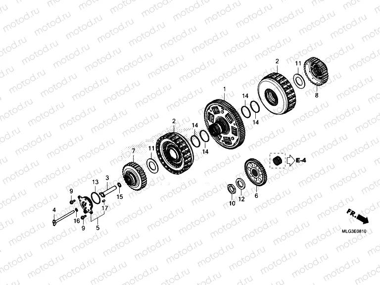 E-8-10 CLUTCH