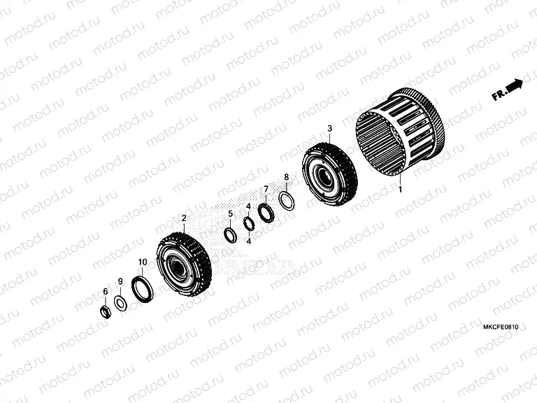 E-8-10 CLUTCH  DCT