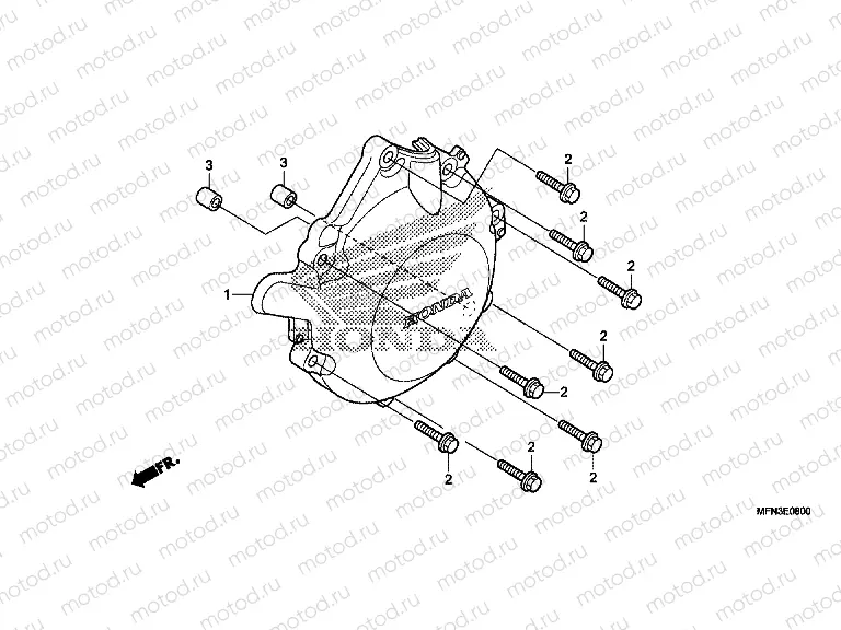E-8 A.C. GENERATOR COVER