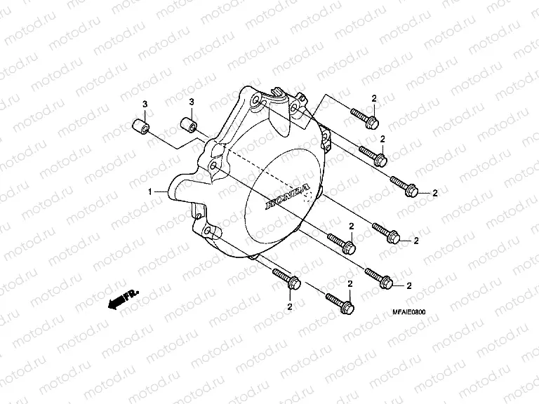 E-8 A.C. GENERATOR COVER