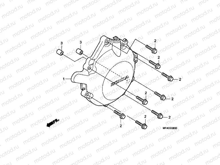 E-8 A.C. GENERATOR COVER