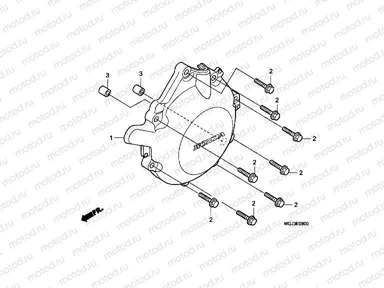 E-8 A.C. GENERATOR COVER