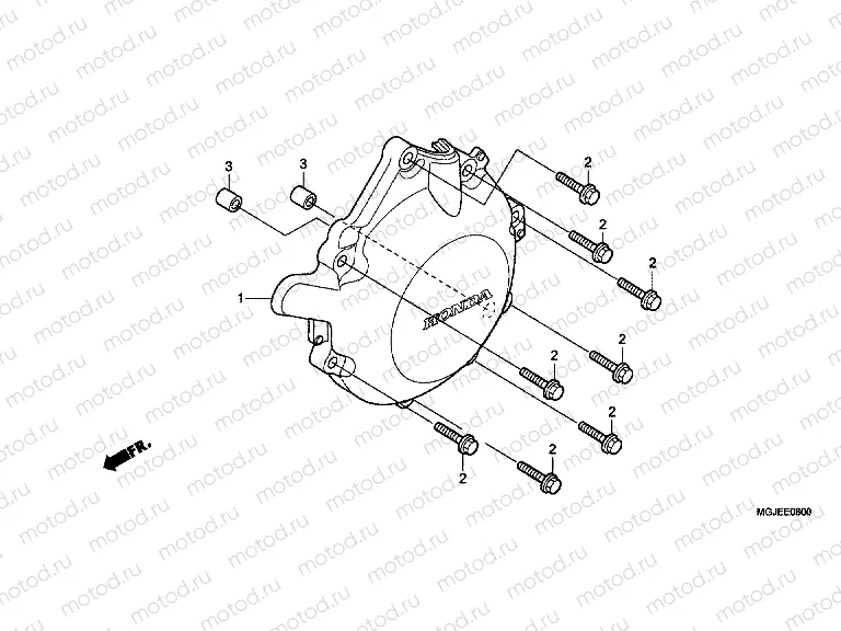 E-8 A.C. GENERATOR COVER