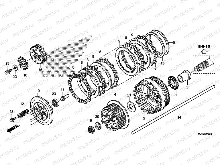 E-8 CLUTCH