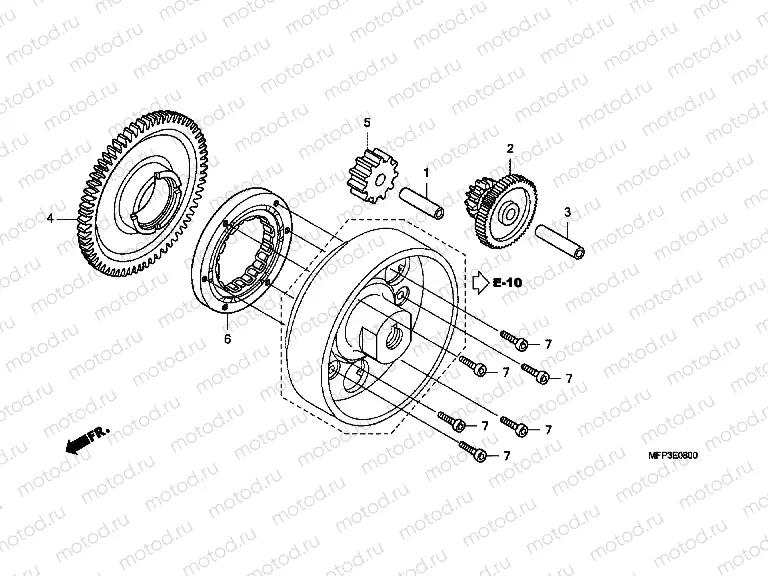 E-8 CLUTCH COUPLING START