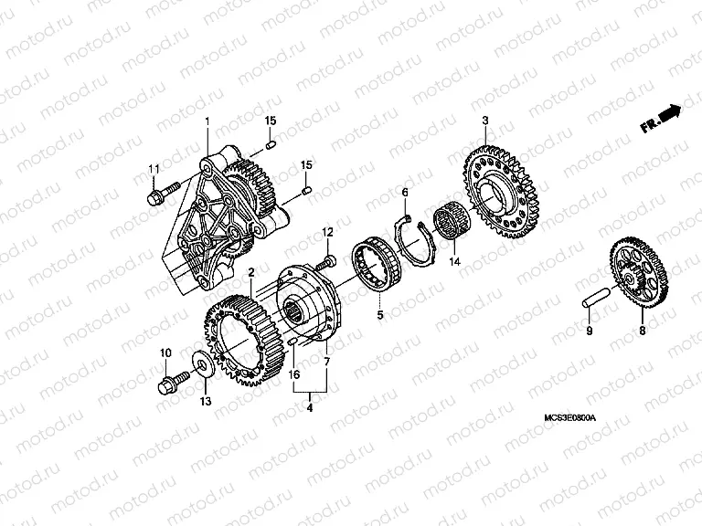E-8 CLUTCH COUPLING START
