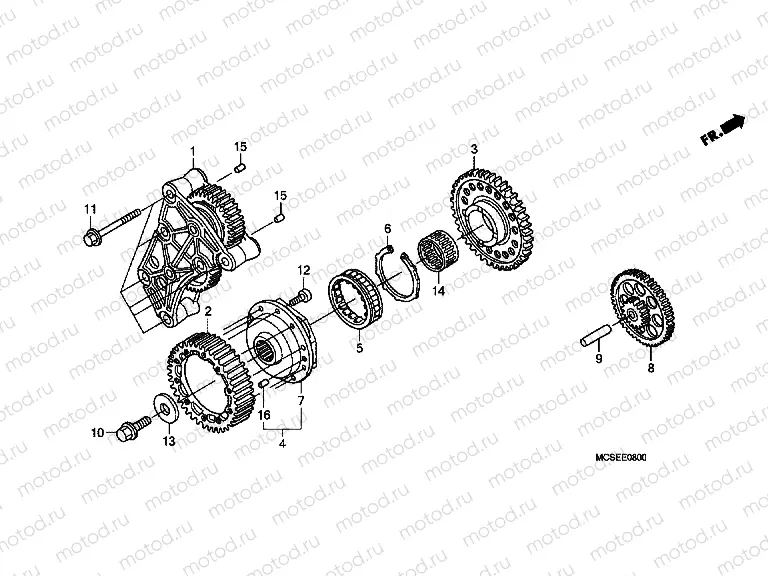 E-8 CLUTCH COUPLING START