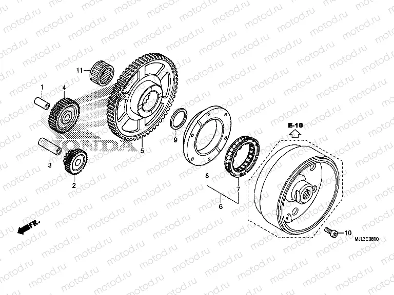 E-8 CLUTCH COUPLING START